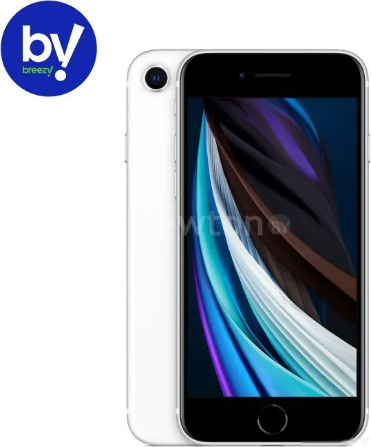 Телефон Apple iPhone SE 64GB Воcстановленный by Breezy, грейд C (белый)