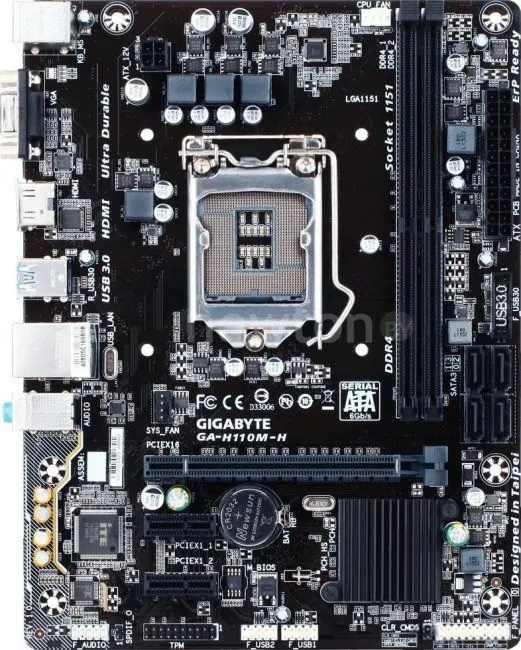 Материнская плата Gigabyte GA-H110M-H (rev. 1.0)