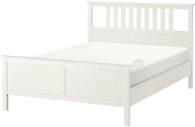 Кровать Ikea Хемнэс 200x180 (белый, Лурой) 392.108.27