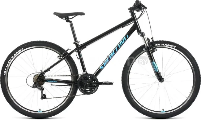 Велосипед Forward Sporting 27.5 1.0 р.17 2022 (черный/бирюзовый)