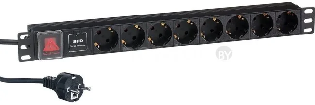 Блок розеток ExeGate ServerPro PDU-19H807 Al-8S-EU2-SW-SPD1