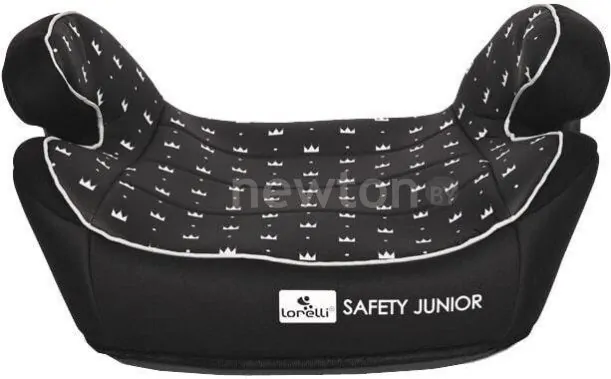 Детское сиденье Lorelli Safety Junior Fix (черный, короны)