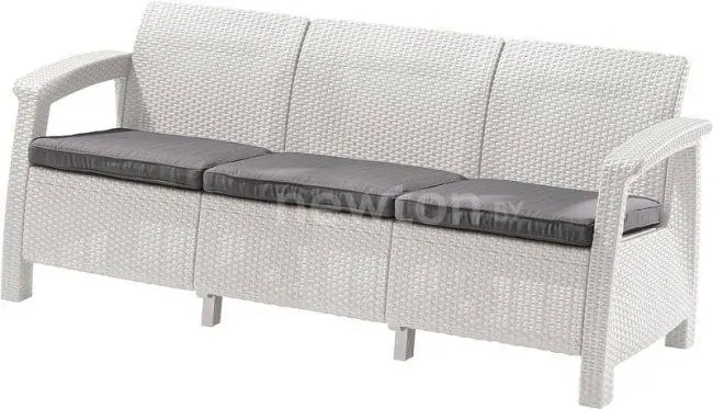 Садовый диван Keter Corfu Love Seat Max (белый)