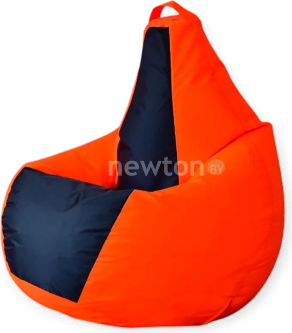 Кресло-мешок Mio Tesoro Груша Kombo XXL GF-130x85-OG (оранжевый/графит)