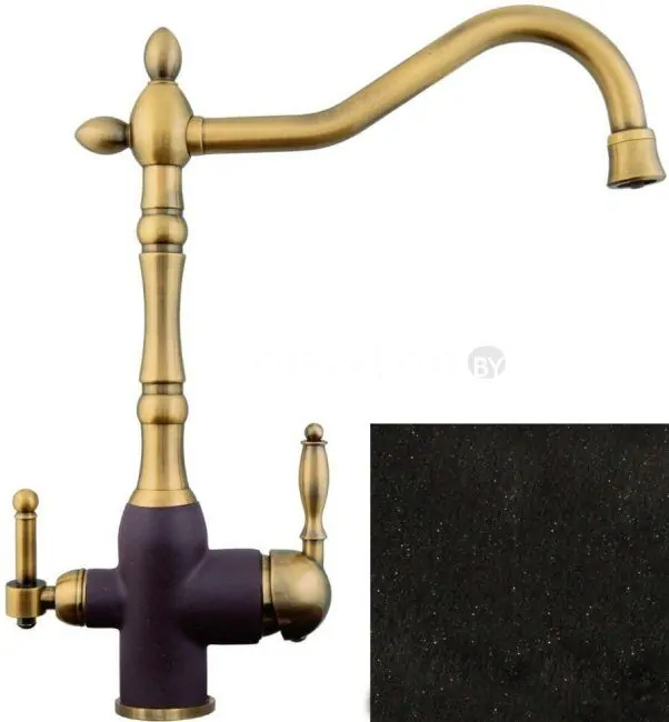 Смеситель Zigmund & Shtain ZS 1900B (черный базальт)