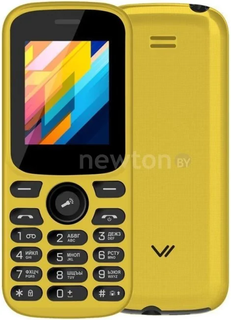 Телефон Vertex M124 (желтый)