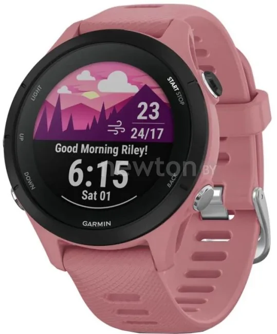 Умные часы Garmin Forerunner 255S 41 мм (пыльная роза/черный)