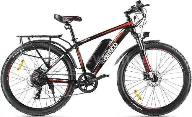 Электровелосипед Eltreco XT 850 New (черный/красный)