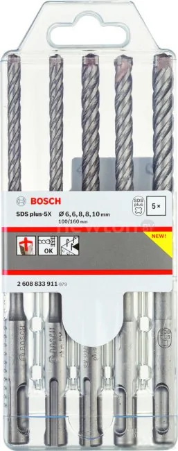 Набор буров Bosch 2608833911 (5 предметов)