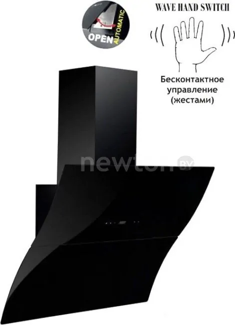 Кухонная вытяжка Backer IS60W-MC200 BK Glass