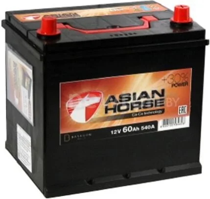 Автомобильный аккумулятор Asian Horse 60 JL (60 А·ч)