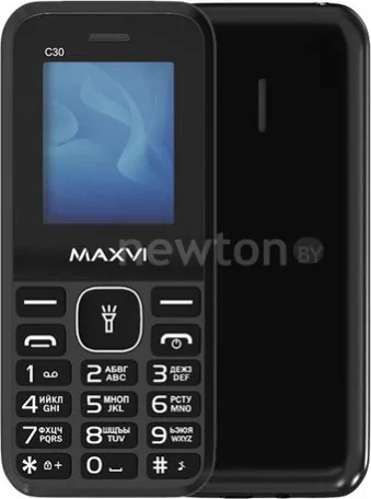 Телефон Maxvi C30 (черный)
