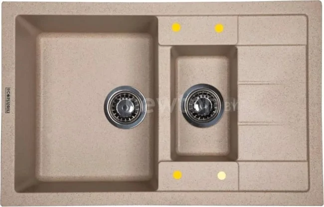 Кухонная мойка Ecoshtein Rechteck 781.5 (песочный)