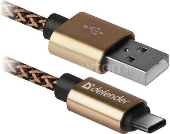 Кабель Defender USB09-03T Pro (золотистый)