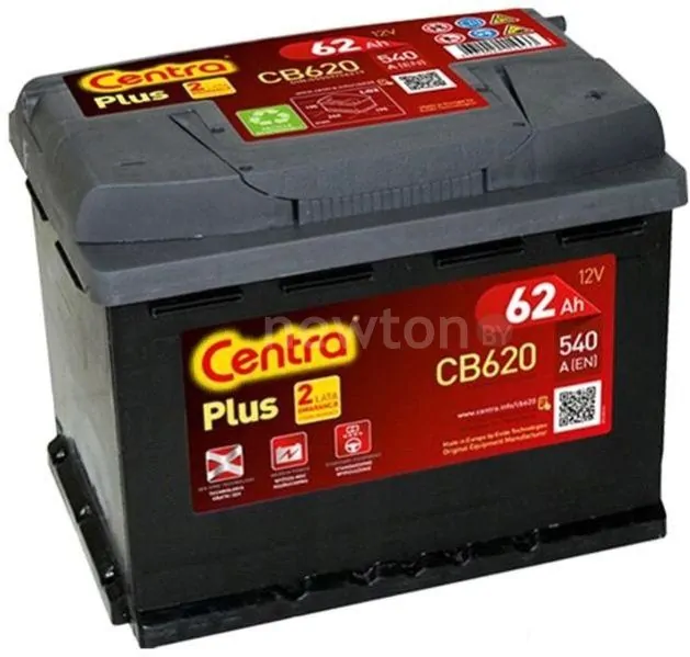 Автомобильный аккумулятор Centra Plus CB620 (62 А·ч)