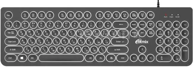 Клавиатура Ritmix RKB-214BL