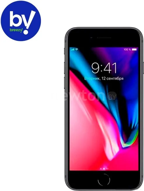 Телефон Apple iPhone 8 256GB Воcстановленный by Breezy, грейд C (серый космос)