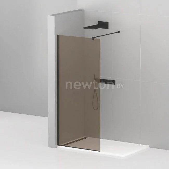 Душевая стенка Cezares LIBERTA-L-1-90-120-BR-NERO