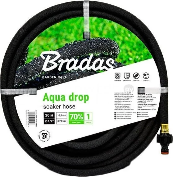 Сочащийся шланг Bradas Aqua-Drop 12.5 мм (1/2", 30 м) WAD1/2030