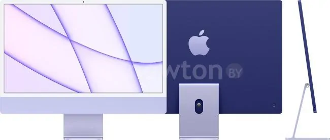Моноблок Apple iMac M1 2021 24" (4 порта, 8/256, фиолетовый)