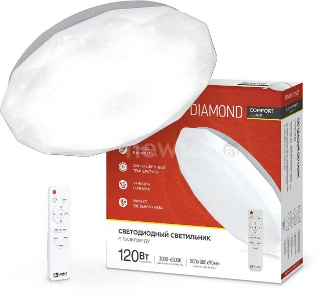 Светильник-тарелка In Home Comfort Diamond 4690612035055