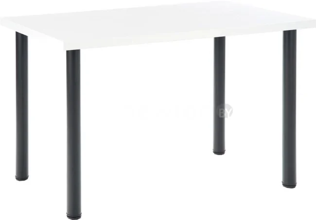 Кухонный стол Halmar Modex 2 120/68 (белый/черный)