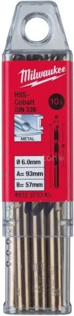 Набор оснастки Milwaukee 4932373344 (10 предметов)
