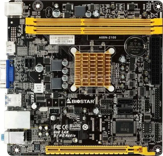 Материнская плата BIOSTAR A68N-2100 Ver. 6.x