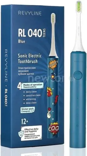 Электрическая зубная щетка Revyline RL 040 Teens (голубой)