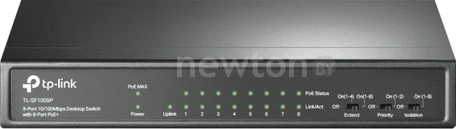 Неуправляемый коммутатор TP-Link TL-SF1009P