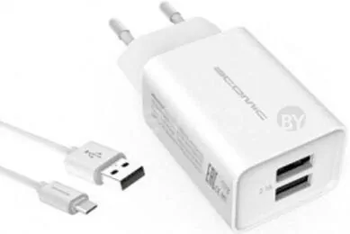 Сетевое зарядное Atomic U400 USB Type-C (белый)