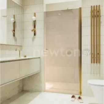 Душевая дверь MaybahGlass 198x60 MGD-798-3 (бронза/золото)