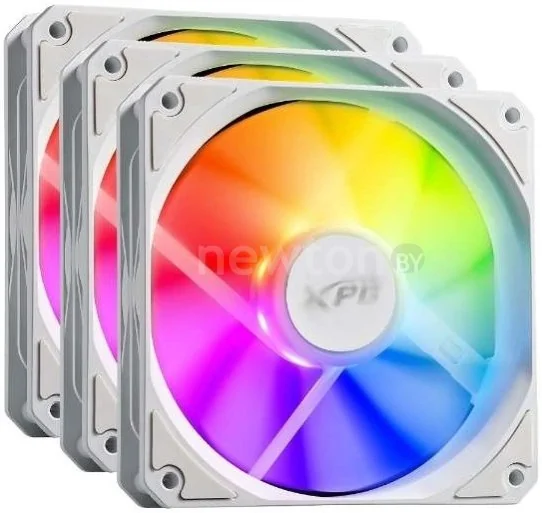 Комплект вентиляторов для корпуса ADATA XPG Vento R 120x3 ARGB PWM (белый)