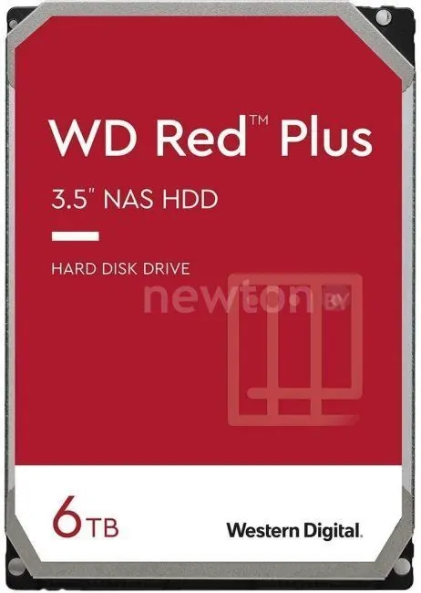 Жесткий диск WD Red Plus 6TB WD60EFZX