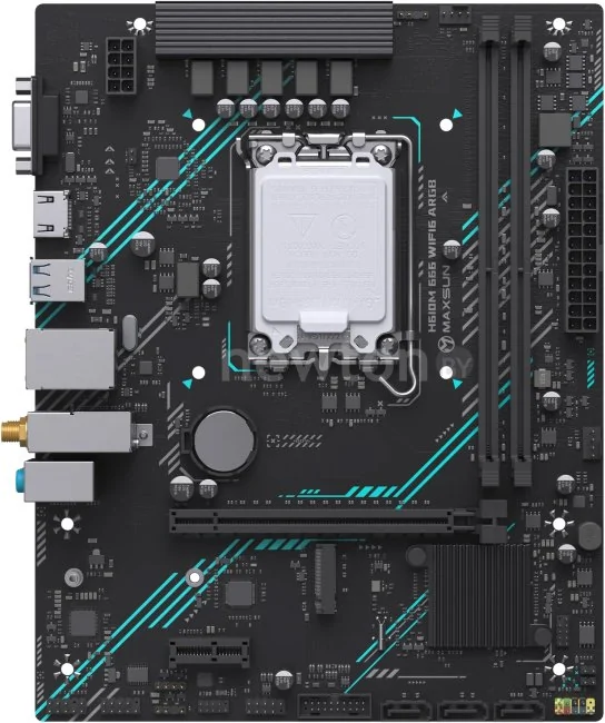 Материнская плата Maxsun H610M 666 WiFi6 ARGB