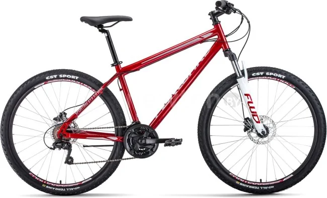 Велосипед Forward Sporting 27.5 3.0 disc р.19 2021 (красный)