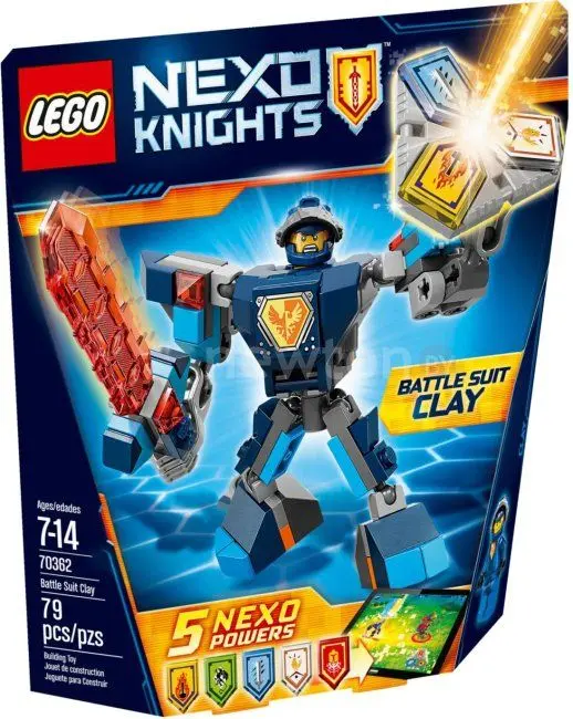 Конструктор LEGO Nexo Knights 70362 Боевые доспехи Клэя