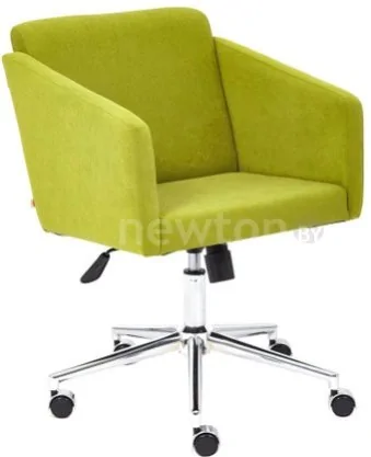 Офисное кресло TetChair Milan (хром флок, олива)