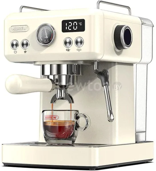 Рожковая кофеварка Hibrew H10A (желтый)