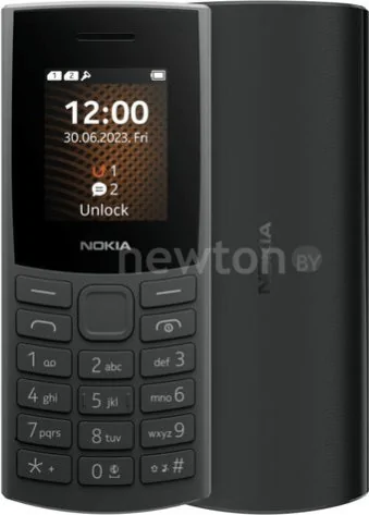 Кнопочный телефон Nokia 106 (2023) Dual SIM TA-1564 (угольный)