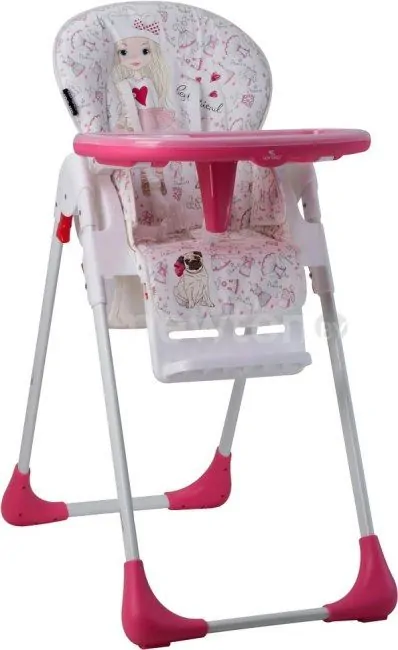 Стульчик для кормления Lorelli Tutti Frutti 2019 Pink Girl