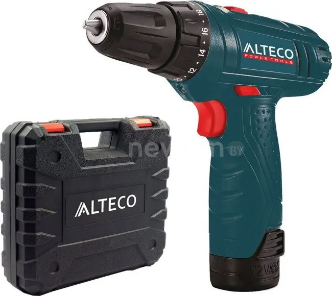 Дрель-шуруповерт Alteco CD 1210 Li 13209 (с 1-им АКБ, кейс)
