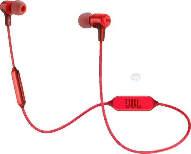 Наушники с микрофоном JBL Live 25BT (красный)