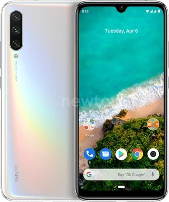 Телефон Xiaomi Mi A3 4GB/64GB (белый)