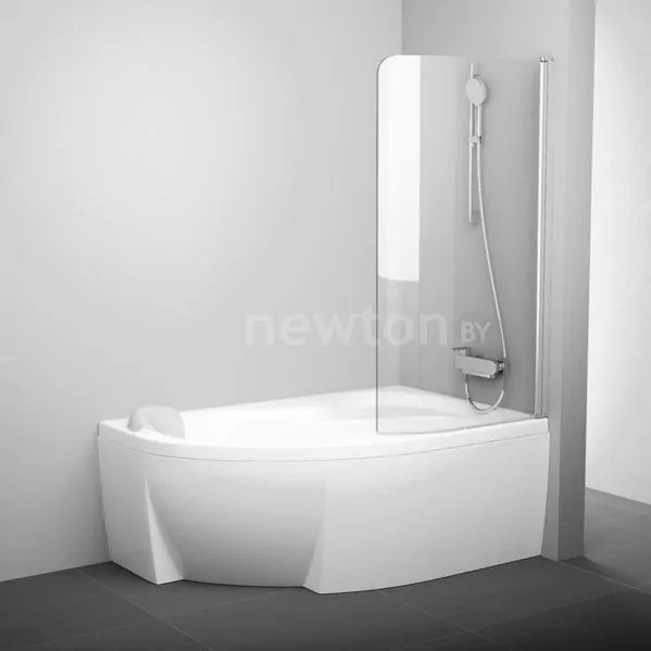 Шторка Ravak Rosa CVSK1 140/150 (серебристый/прозрачное) правая