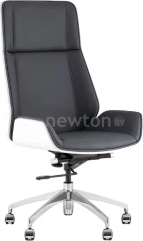 Офисное кресло TopChairs Crown SN A312 8386-16 White Back (серый/голубой)