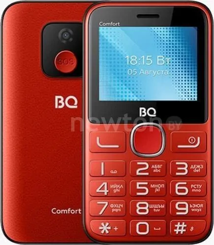 Телефон BQ-Mobile BQ-2301 Comfort (красный/черный)