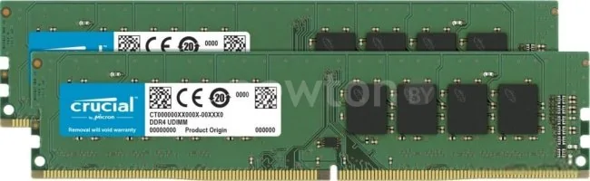 Оперативная память Crucial 16GB DDR4 PC4-25600 CT2K8G4DFRA32A