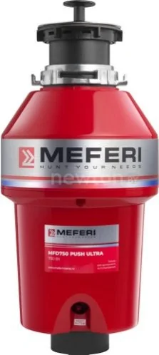 Измельчитель пищевых отходов Meferi MFD750 PUSH ULTRA с пневмокнопкой в комплекте
