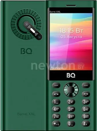 Кнопочный телефон BQ BQ-3598 Barrel XXL (зеленый)